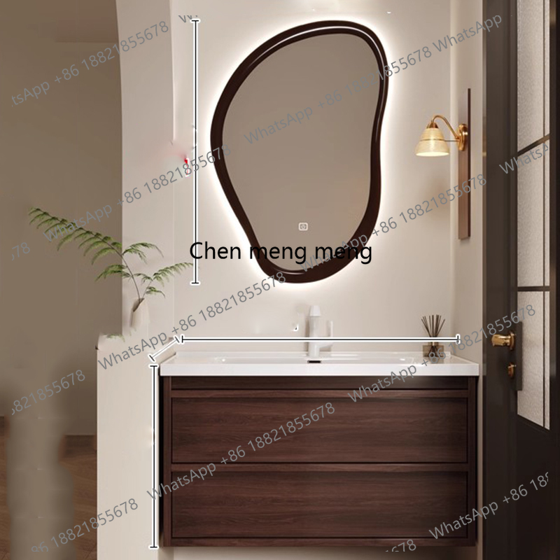 Home Bathroom Vanity Combo - ตู้เก็บของในห้องน้ำแบบโมเดิร์น ชั้นวางของ ตู้เก็บของในห้องน้ำ ตู้ไม้ ตู้เก็บกระดาษ เฟอร์นิเจอร์ทันสมัย