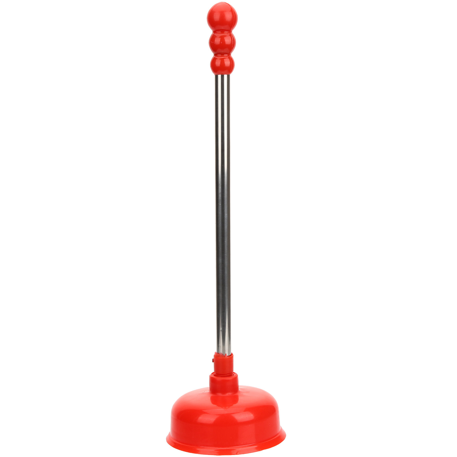 Plunger Toilet - ที่ปั๊มส้วมด้ามยาวสำหรับงานหนัก พร้อมถ้วยดูดแรงสูง ช่วยระบายน้ำได้รวดเร็ว แก้ปัญหาท่อตัน และทำความสะอาดห้องน้ำ