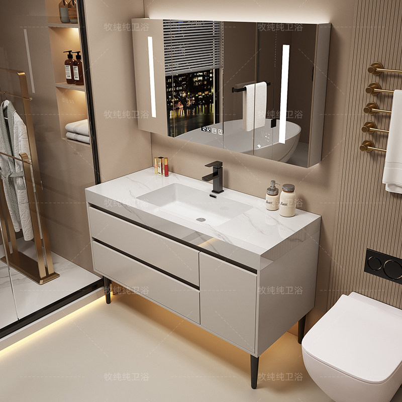 Home Bathroom Vanity Combo - ตู้เก็บของเหนือกระจกห้องน้ำ ตู้เก็บของ น้ำหอม ผลิตภัณฑ์บำรุงผิว ของตกแต่ง ตู้เก็บเครื่องสำอาง