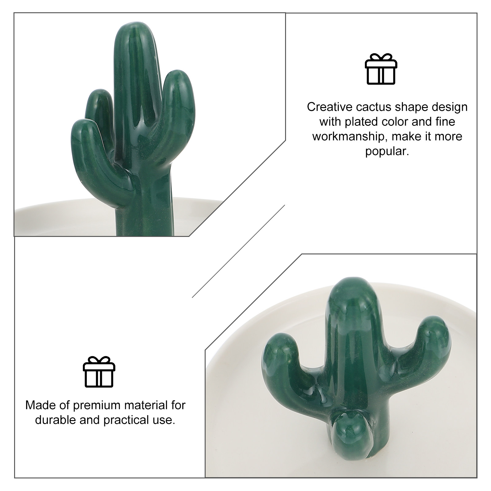 1 ชิ้น จานเซรามิกคุณภาพสูงลายก - Home Bathroom Organizer บทวิจารณ์และราคา