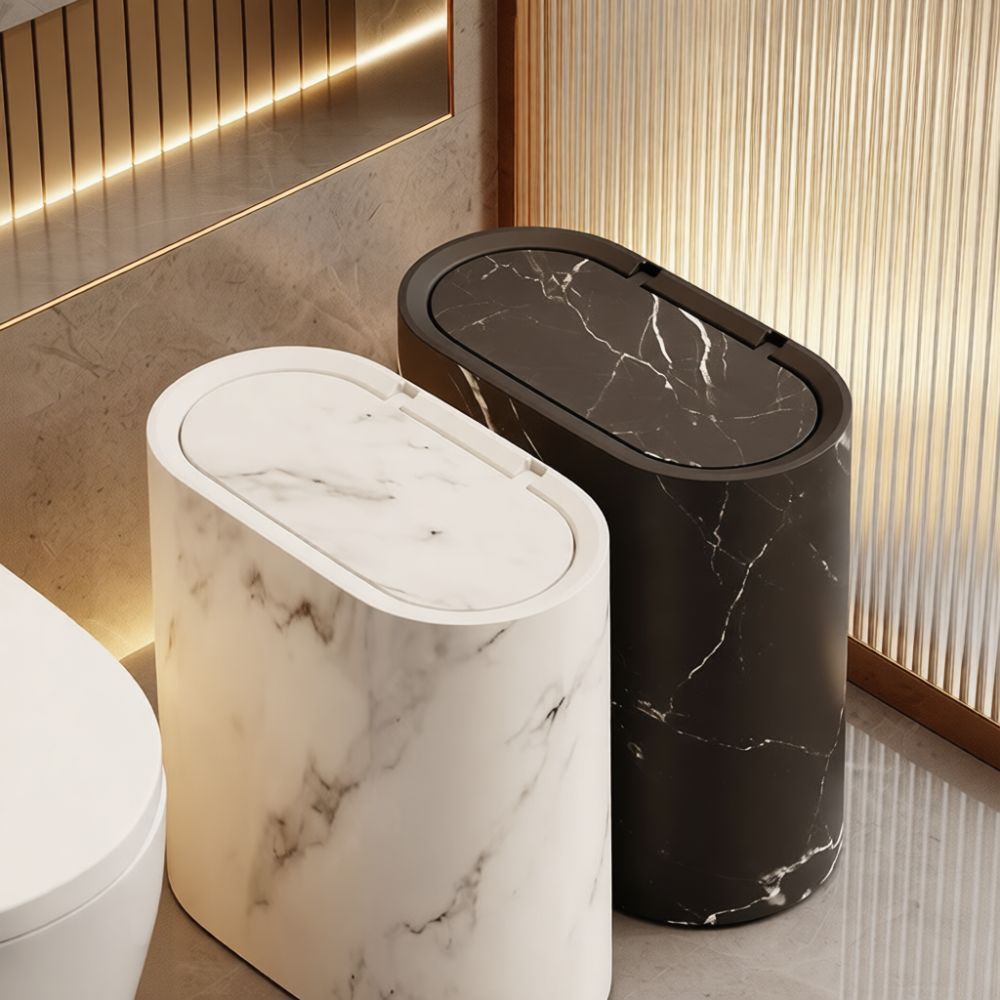 ถังขยะทรงเพรียวสไตล์มินิมอล สำ - Home Essentials Bathroom Storage บทวิจารณ์และราคา