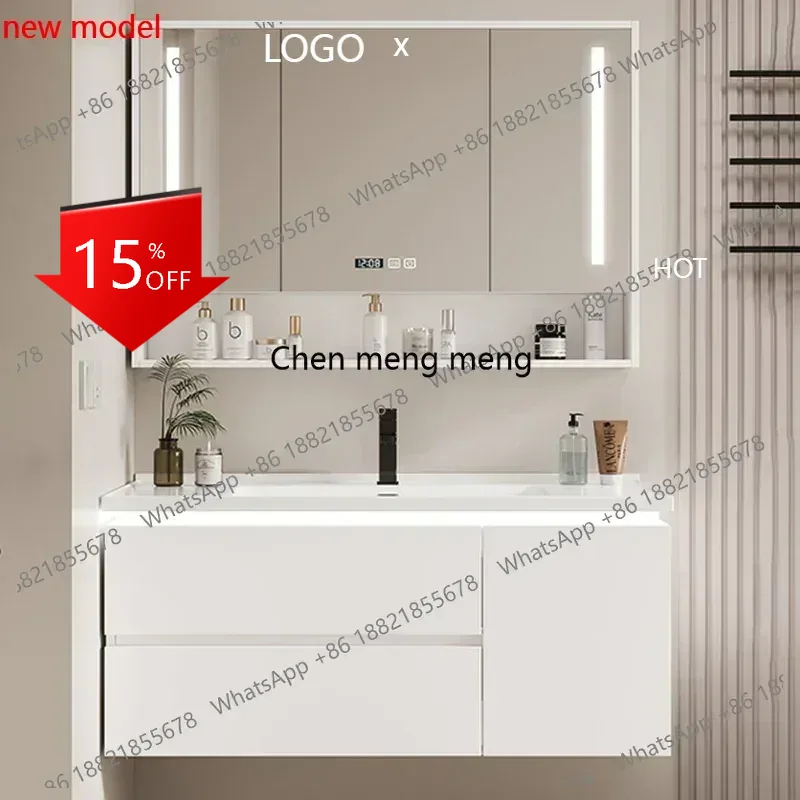 Asmt49 ตู้ห้องน้ำเซรามิกแบบบิว - Home Bathroom Vanity Combo บทวิจารณ์และราคา