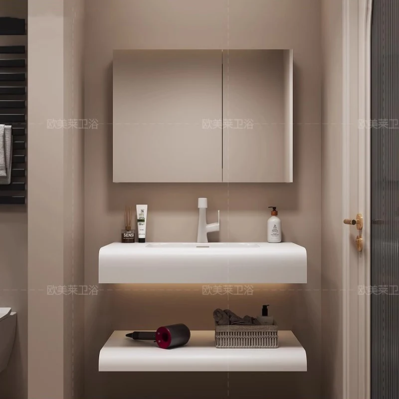 ตู้ห้องน้ำสไตล์โมเดิร์นเรียบง่ - Home Bathroom Vanity Combo บทวิจารณ์และราคา