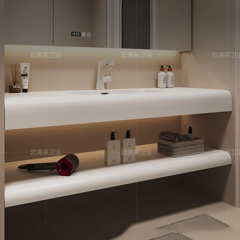 ตู้ห้องน้ำสไตล์โมเดิร์นเรียบง่ - Home Bathroom Vanity Combo บทวิจารณ์และราคา