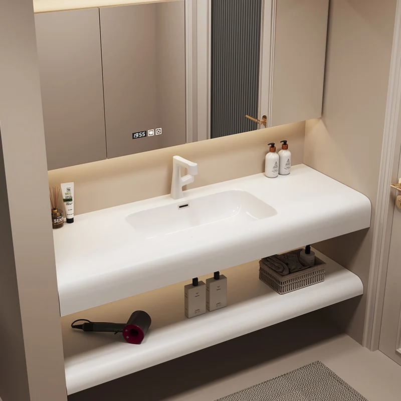 ตู้ห้องน้ำสไตล์โมเดิร์นเรียบง่ - Home Bathroom Vanity Combo บทวิจารณ์และราคา