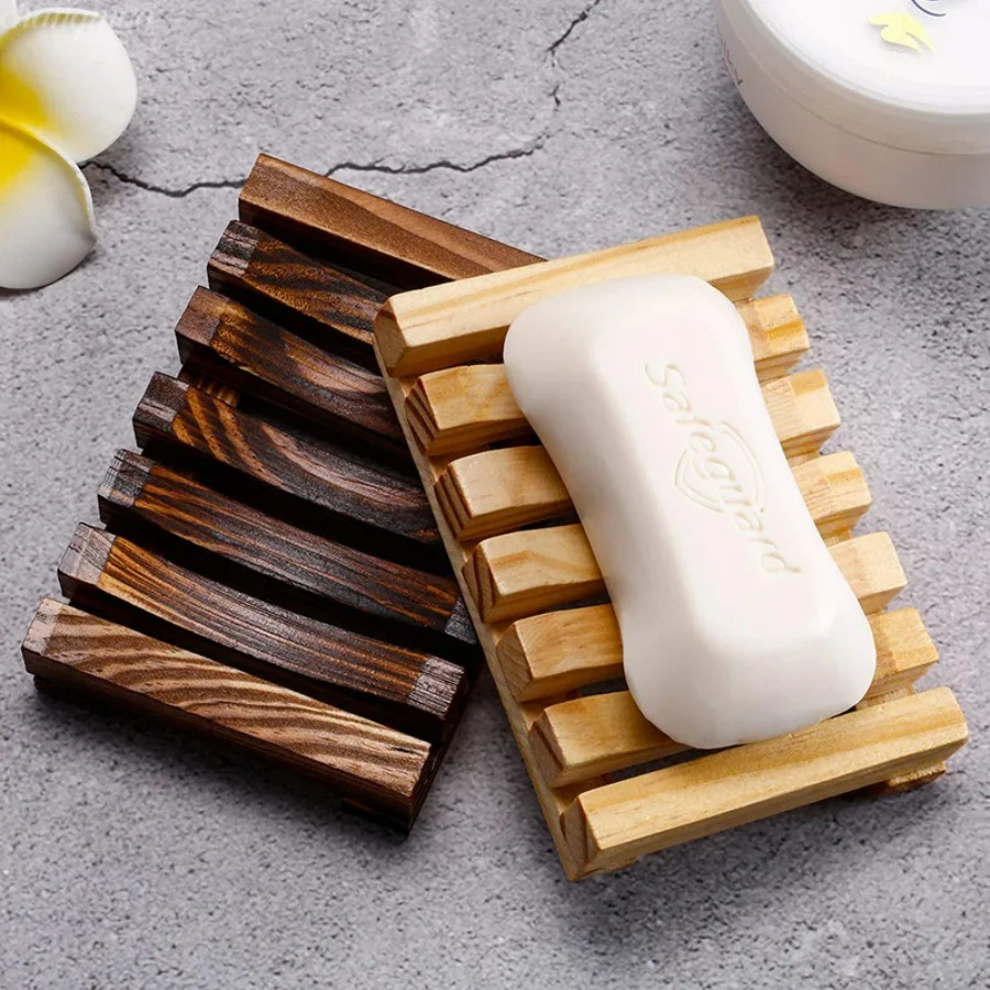 ที่วางสบู่ไม้ไผ่ธรรมชาติ, ชั้น - Home Essentials Bathroom Storage บทวิจารณ์และราคา