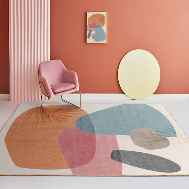 พรมลายกราฟิกสีพาสเทลสไตล์มาการ - Home Bathroom Trends บทวิจารณ์และราคา